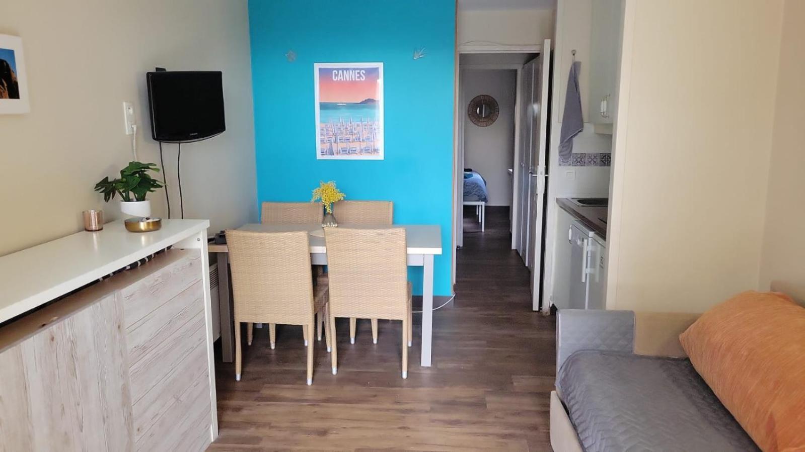 Superbe Appartement Cannes Avec Piscine 1 Chambre Exterior foto